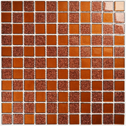 Мозаика Bonaparte Стеклянная Shine Brown 30х30 см Мозаика Bonaparte Стеклянная Shine Brown 30х30 см