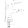 Смеситель для биде Aquanet Conte SD91384 Смеситель для биде Aquanet Conte SD91384