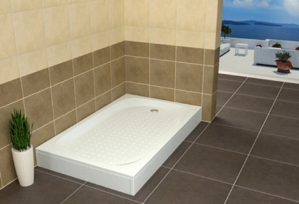 Душевой поддон RGW Lux/TN 80 x 120 см прямоугольный, акриловый, белый, 16180282-21