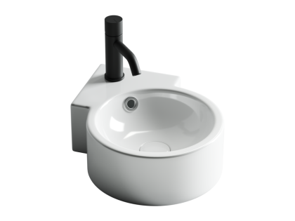 Умывальник подвесной угловой Element 310*430*125мм Умывальник подвесной угловой Element 310*430*125мм