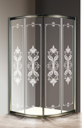 GIUBILEO-R-2-90-SCORREVOLE-CP-Br Душевой уголок