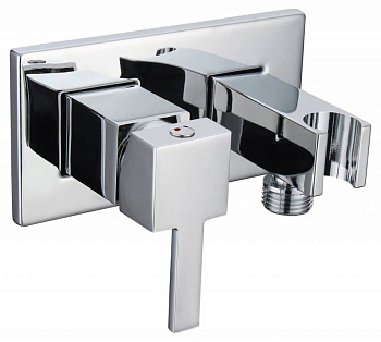 CZR-DA6-01Смеситель для душа и гигиенического душа со штуцером-держателелем, хром CZR-DA6-01Смеситель для душа и гигиенического душа со штуцером-держателелем, хром