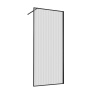 Душевая перегородка Walk-In VSW-1HP800FLB, 800*2000, черный матовый, стекло рифленое