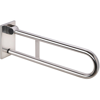 Съемный откидной поручень 600 мм, глянец, с крышкой