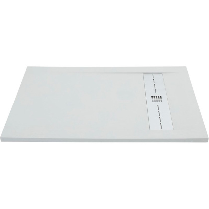 Душевой поддон Allen Brau Infinity 120х90 8.21003-21 белый камень