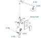 A84202 Встраиваемый комплект для душа с верхней душевой насадкой и лейкой Wasserkraft A84202 Встраиваемый комплект для душа с верхней душевой насадкой и лейкой Wasserkraft