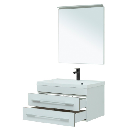 Мебель для ванной Aquanet Верона 75 New белый матовый Мебель для ванной Aquanet Верона 75 New белый матовый