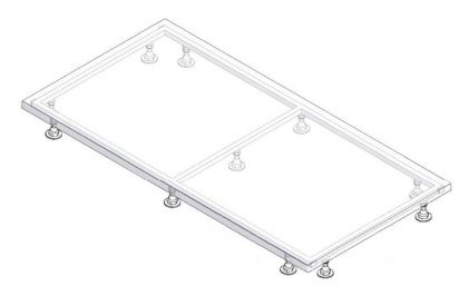 Каркас для поддона Creto Ares, Scala 120x70