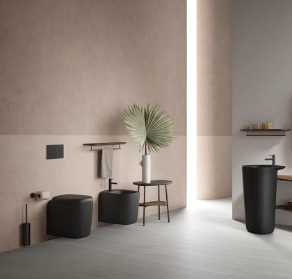 Подвесное биде VitrA Plural, цвет Матовый Черный Подвесное биде VitrA Plural, цвет Матовый Черный