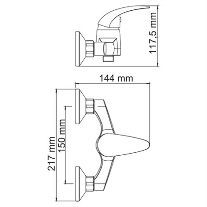 Isen 2602 Смеситель для душа Wasserkraft Isen 2602 Смеситель для душа Wasserkraft