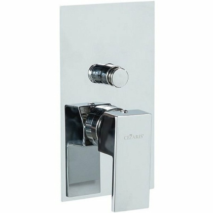 Встраиваемый однорычажный смеситель для душа с переключателем Cezares UNIKA-VDIM-01