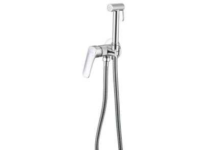 Комплект для гигиенического душа встроенный AQUATEK (cмеситель + гигиеническая лейка + шланг) AQ1019CR ВЕГА  Комплект для гигиенического душа встроенный AQUATEK (cмеситель + гигиеническая лейка + шланг) AQ1019CR ВЕГА