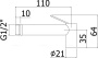Гигиенический душ Paffoni Tweet Round ZDOC120CR Гигиенический душ Paffoni Tweet Round ZDOC120CR