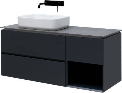 Тумба под раковину Allen Brau Infinity 120 1.21005.AM L антрацит матовый Тумба под раковину Allen Brau Infinity 120 1.21005.AM L антрацит матовый