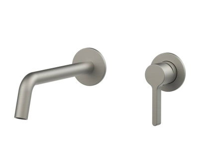 Смеситель для раковины Villa VBFW-1VL1BN встраиваемый однорычажный, брашированный никель