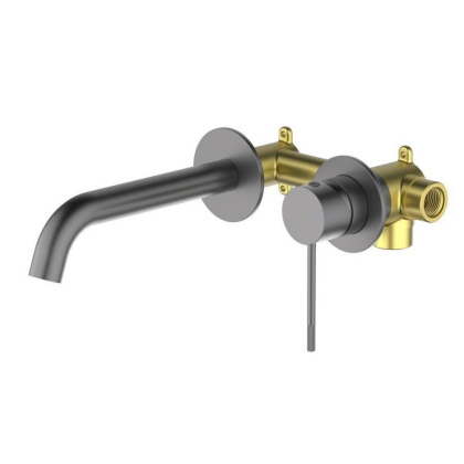 Смеситель TIMO Saona 2372/18SM для раковины скрытого монтажа, черное золото