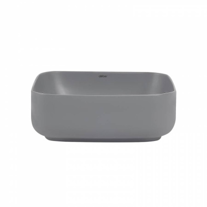 Раковина накладная ABBER Rechteck AC2211MG серая матовая Раковина накладная ABBER Rechteck AC2211MG серая матовая