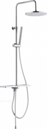 Душевая стойка Aquanet Pragmatic R AF430-70-R-C, с полочкой Душевая стойка Aquanet Pragmatic R AF430-70-R-C, с полочкой