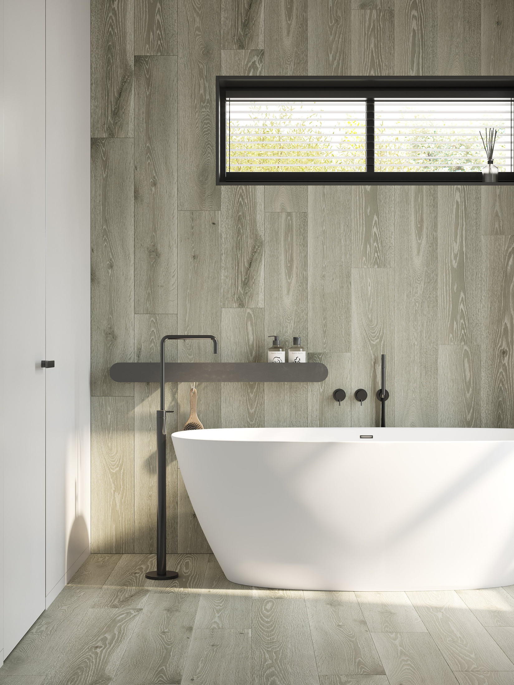 Керамогранит Deniza Коричневый 20х120 мат Керамогранит Deniza Коричневый 20х120 мат