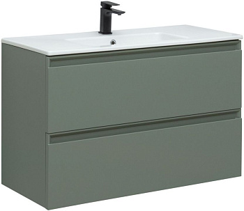 Тумба под раковину Allen Brau Eclipse 100 1.E1003.CGM олива матовый Тумба под раковину Allen Brau Eclipse 100 1.E1003.CGM олива матовый