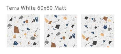 Керамогранит матовый TERRA WHITE 60х60 MATT, Silk 60х60