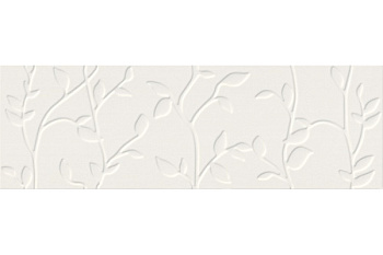 Плитка настенная Winter Vine рельеф белый 29x89 (O-WIN-WTA052) (3шт/0,77м2), м2