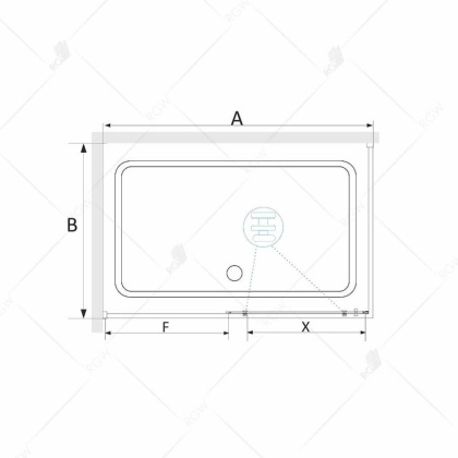 Душевой уголок RGW SV-42 (SV-12 + Z-05) 32324240-11 140*100