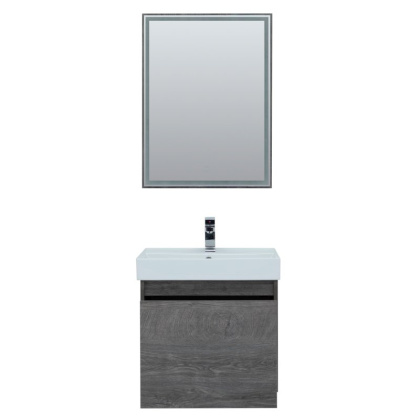 Мебель для ванной Aquanet Nova Lite 60 дуб рошелье (1 ящик)