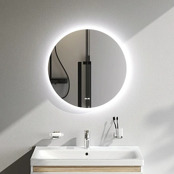 Зеркало с подсветкой в ванную круглое AM.PM X-Joy M85MOX40601S сенсорное, 60х60х3,5 см