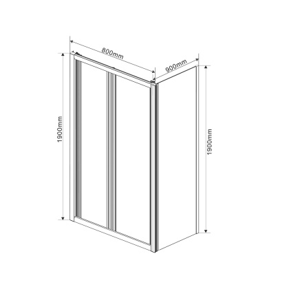 Душевой уголок Garda VSR-1G9080CL, 800*900, хром, стекло прозрачное Душевой уголок Garda VSR-1G9080CL, 800*900, хром, стекло прозрачное