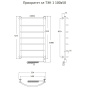Полотенцесушитель Приоритет эл ТЭН 1 100*50 (ЛЦ2)