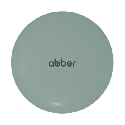 Накладка на слив для раковины ABBER AC0014MCG светло-зеленая матовая, керамика Накладка на слив для раковины ABBER AC0014MCG светло-зеленая матовая, керамика