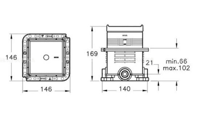 Набор встроенной душевой системы Origin,
матовый черный Набор встроенной душевой системы Origin,
матовый черный