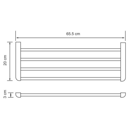 Kammel K-8311 Полка для полотенец Kammel K-8311 Полка для полотенец