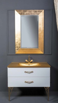 Зеркало Chelsea 800х1200 поталь золото с подсветкой ВЫПУКЛОЕ 554 Boheme Зеркало Chelsea 800х1200 поталь золото с подсветкой ВЫПУКЛОЕ 554 Boheme