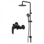 F42890A24 Gem набор 2в1: Смеситель д/душа, верхний душ d 220 мм, ручн.душ 110 мм, 1 ф-ция, душевая штанг