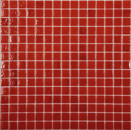 Мозаика AA21 стекло красный (сетка) (20*20*4) 327*327