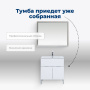 Тумба под раковину Aquanet Алвита New 60 1 ящик, 2 дверцы, белый матовый Тумба под раковину Aquanet Алвита New 60 1 ящик, 2 дверцы, белый матовый