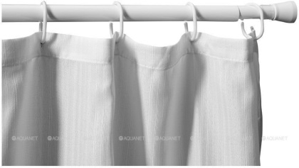 Карниз для ванны Aquanet SR0022B, раздвижной 110-200, гянцевый белый