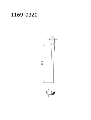 Ножка для раковины Bocchi Lavita 1169-014-0320 кремовая, шт