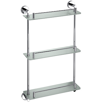 Полочка стеклянная тройная Полочка стеклянная тройная