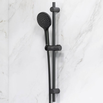 F0180022 Like,  душ.комплект: ручн.душ 3 ф-ции d 120 мм, штанга 700, шланг 1 750 мм, Черный, шт. F0180022 Like,  душ.комплект: ручн.душ 3 ф-ции d 120 мм, штанга 700, шланг 1 750 мм, Черный, шт.