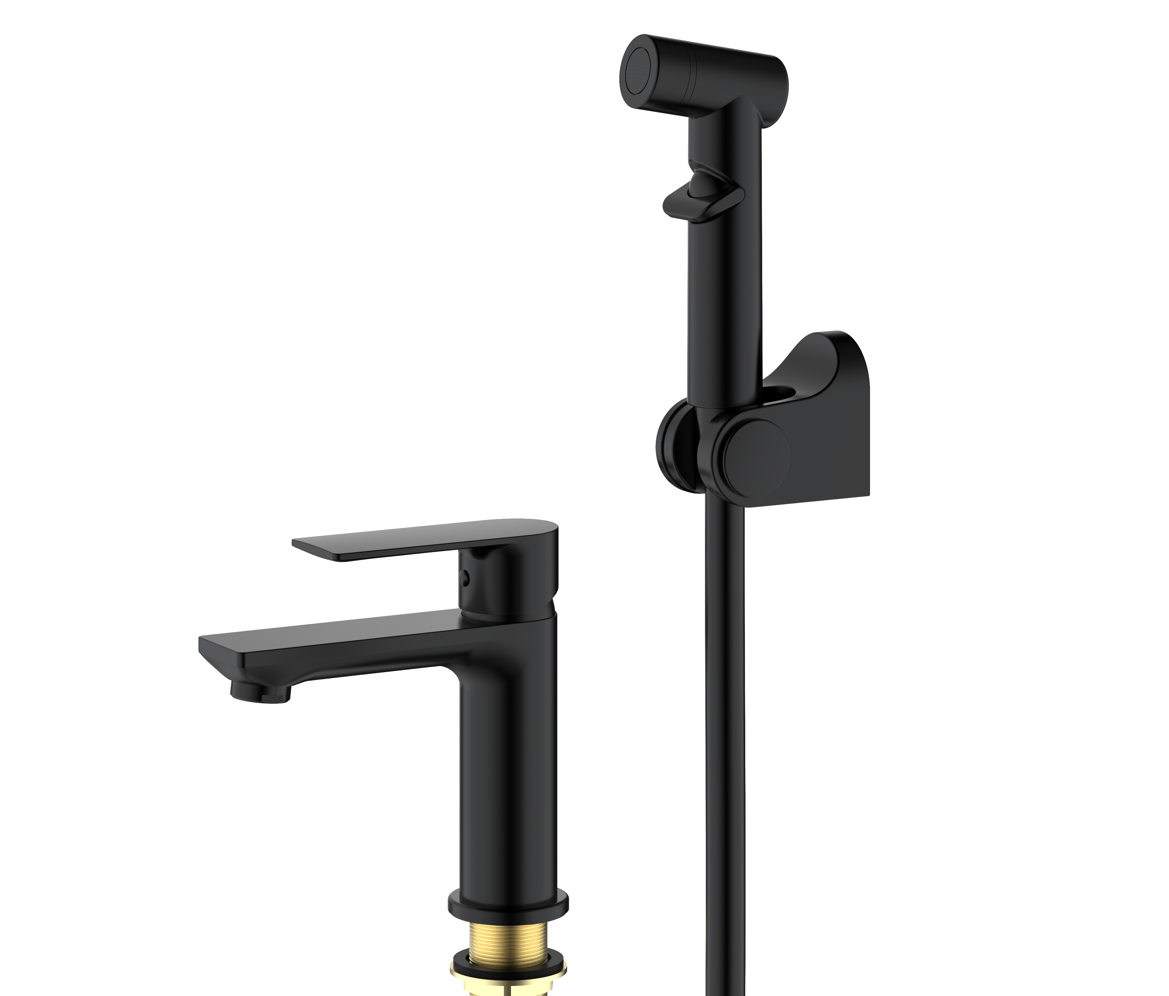 Смеситель Splenka с гигиеническим душем для умывальника  S05.12.06 Смеситель Splenka с гигиеническим душем для умывальника  S05.12.06