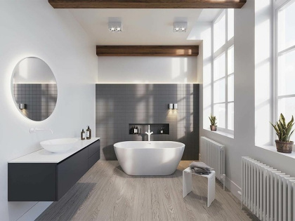 Акриловая ванна Riho INSPIRE 180x80 Velvet White