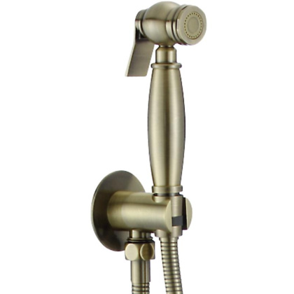 Гигиенический душ со смесителем Rose R0105Q, бронза Гигиенический душ со смесителем Rose R0105Q, бронза