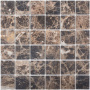 Мозаика, нат. мрамор, DARK EMPERADOR MATT 48x48, Classic Мозаика, нат. мрамор, DARK EMPERADOR MATT 48x48, Classic