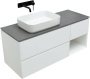 Тумба под раковину Allen Brau Infinity 120 1.21005.WM L белый матовый Тумба под раковину Allen Brau Infinity 120 1.21005.WM L белый матовый