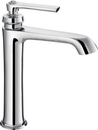 LIBERTY-F-LC-01-W0 Смеситель для накладных раковин без донного клапана, хром
