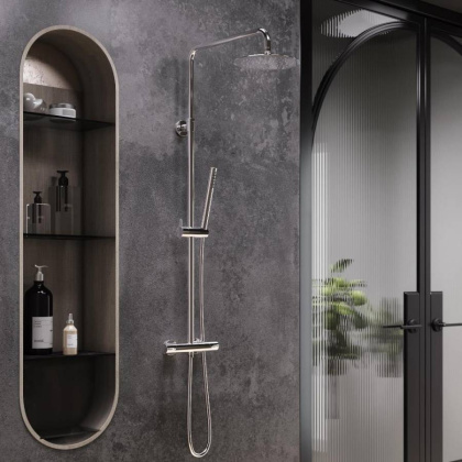 936800000 Scandinavian Pure душевая система с душевым ТМС смесителем, Хром