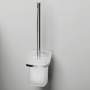 Щетка для унитаза Wern подвесная, 10,7х36,6х14 см, хром и белый, K-2527
